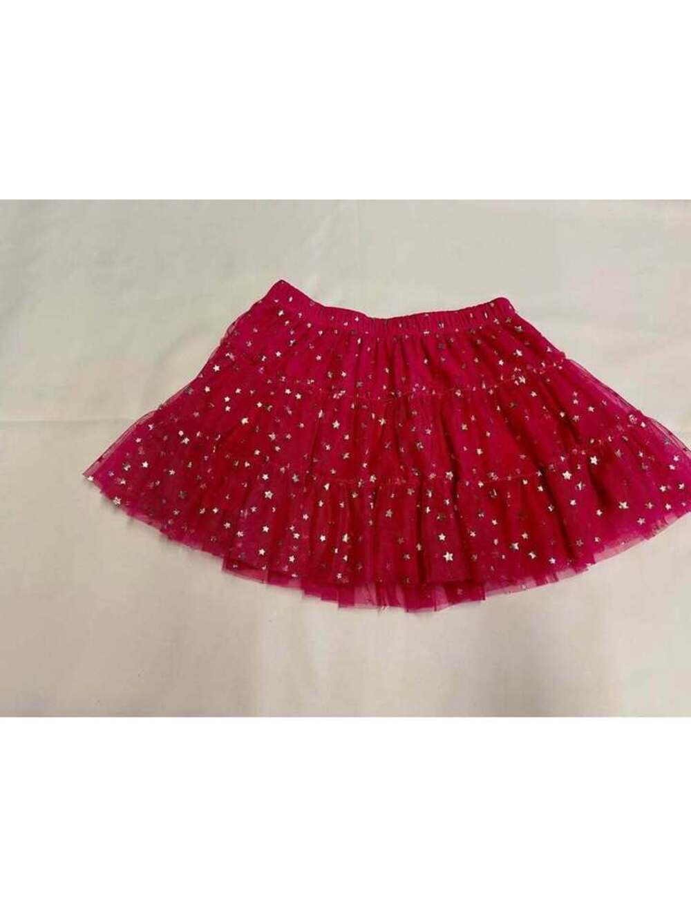 Gymboree Girls Pink Tulle Star Skirt Size 10-12